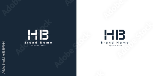 HB Letters vector logo design