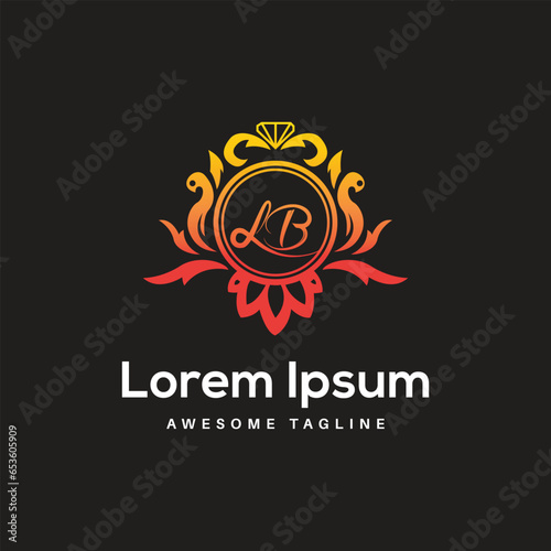 LB Letter Logo Design Free Icon