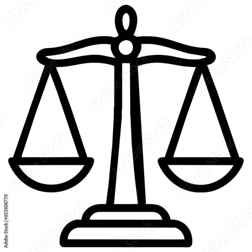 scales of justice vector
