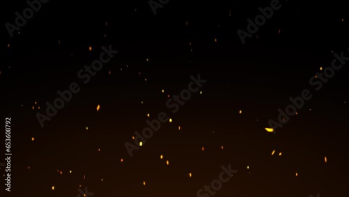 background with particles, embers background, fiery particles background photo