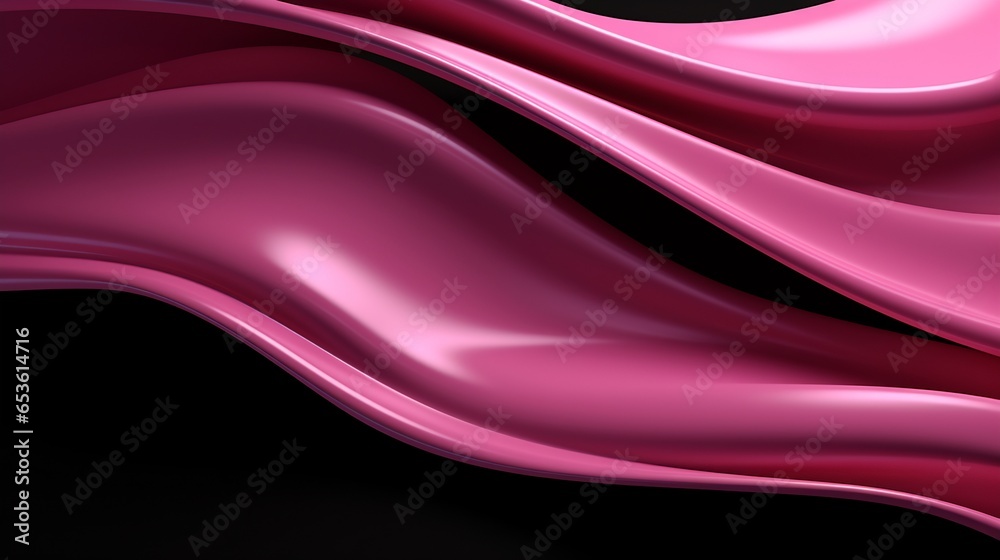 Obraz premium pink, color, curve, abstract, liquid, design, element, background, shape, wave, pattern, texture, graphic, decoration, art, modern, illustration, wavy, style, wallpaper
