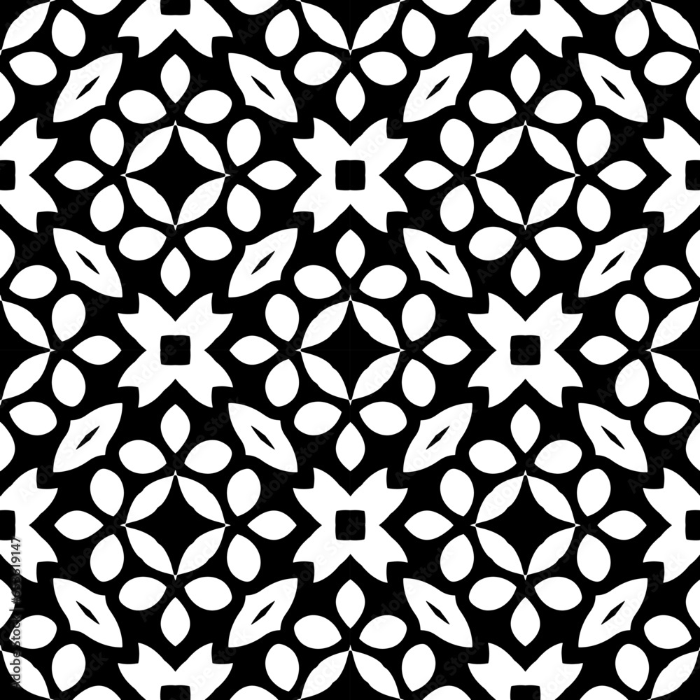 White background with black pattern. Seamless texture for fashion, textile design, on wall paper, wrapping paper, fabrics and home decor. Simple repeat pattern. White background with black pattern. Seamless texture for fashion, textile design, on wall paper, wrapping paper, fabrics and home decor. Simple repeat pattern.