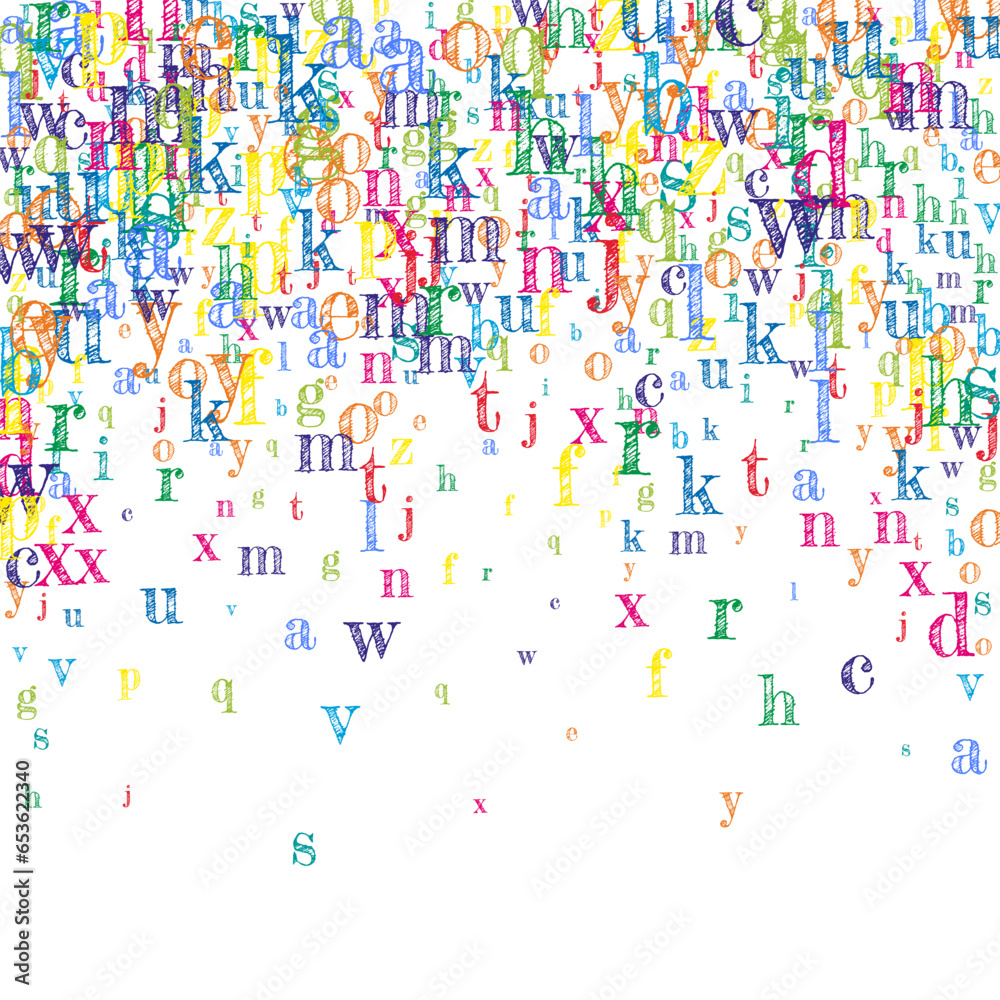 Concept of school background. Colorful childish Concept of school background. Colorful childish