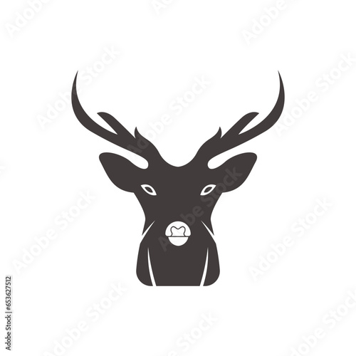 deer head logo