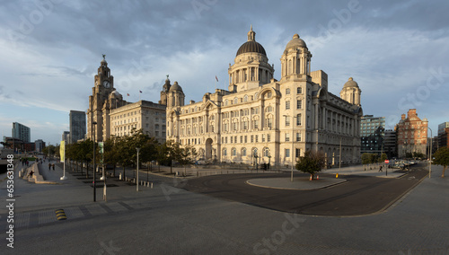 Liverpool, united kingdom May, 16, 2023 Liverpool waterfront and Pier Head © © Raymond Orton