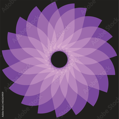 abstract background with blue flowers, abstract background, mandala art, abstract art