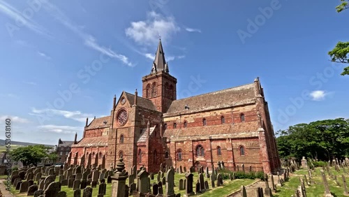St Magnus Cathedral.  St Magnus Cathedral in Kirkwall on the Scottish island of Orkney.  The cathedral was founded in 1137 and is the only complete medieval cathedral in Scotland.