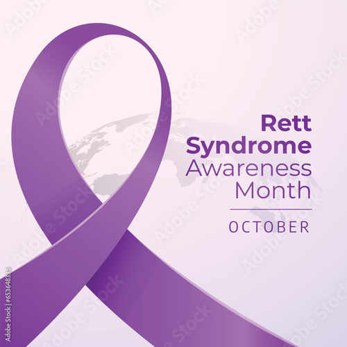 Flyers promoting Rett Syndrome Awareness Month or associated events can utilize Rett Syndrome Awareness Month vector illustrations. design of a flyer, a celebration.