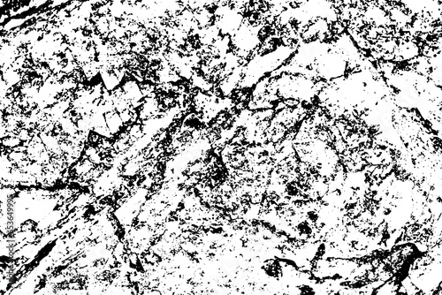 Vector grubge black and white background. Abstract rock texture old