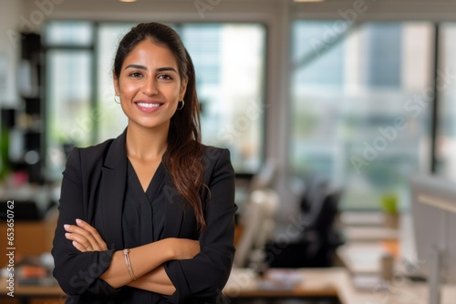 business businesswoman office young girl portrait woman portrait corporate manager indian asian businessperson photo