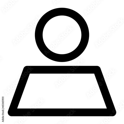 magnifying glass on tablet