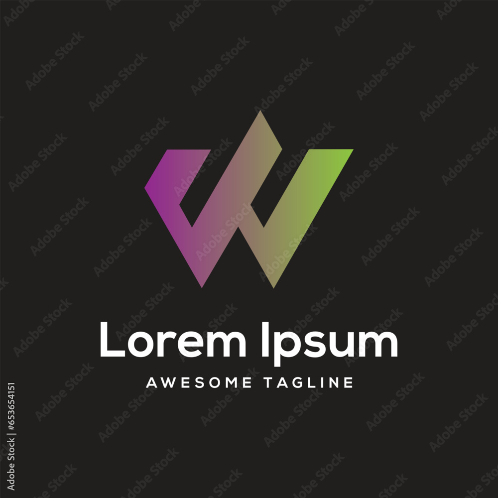 W Letter Logo Design Free Icon Rahim By Designer W Letter Logo Design Free Icon Rahim By Designer