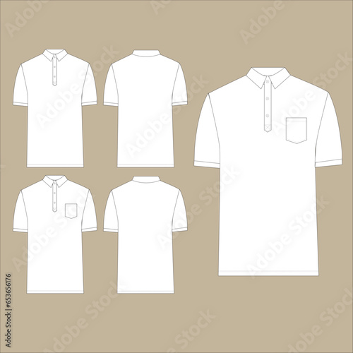 Flat Pattern Drawing Template for Fashion Design