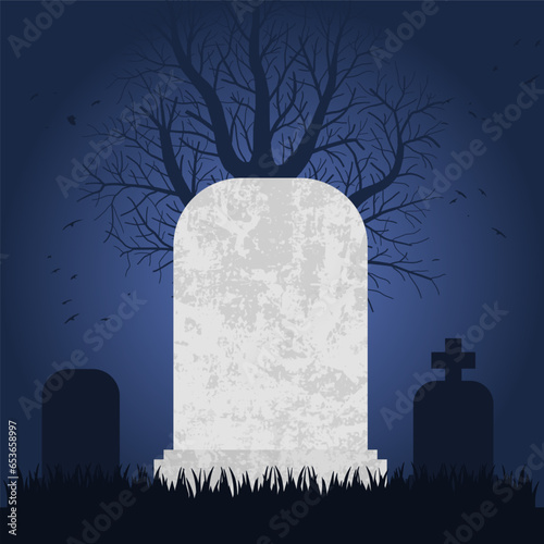 Grave stone blank design