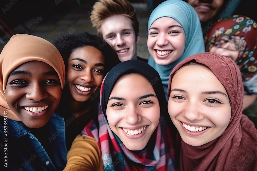 Even though the group of friends is different, they are always there and complement each other generative ai Even though the group of friends is different, they are always there and complement each other generative ai