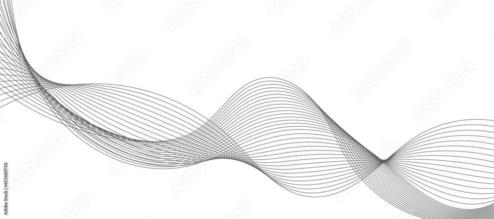 Modern vector background with grey wavy lines. Modern vector background with grey wavy lines.