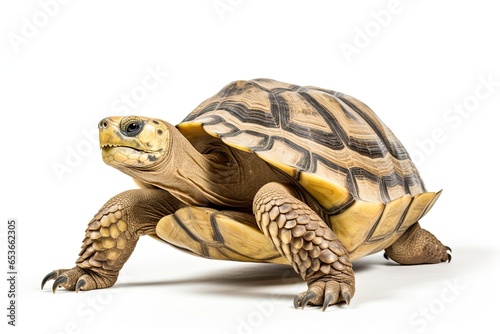 Tortoise isolated on white background