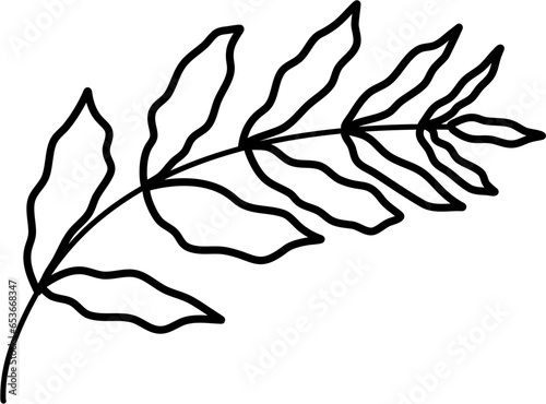 Autumn Leaf Outline