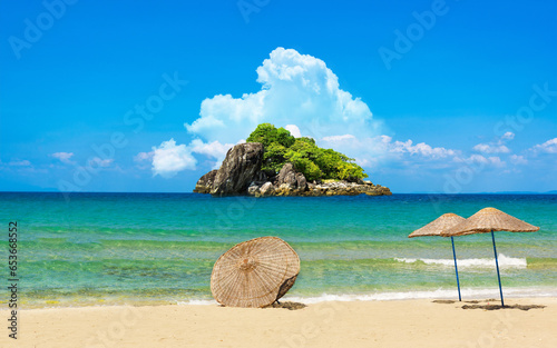 Summer Beach island in Ocean