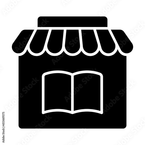 Bookstore Glyph Icon