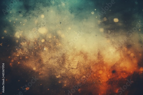 Abstract film texture background with grain dust and explosion © Denis