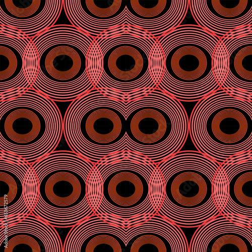 abstract seamless pattern with circles. Seamless for wallpaper, cloth, card, scene.