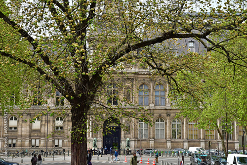 Paris; France - april 27 2023 : the town hall