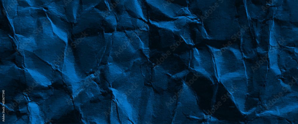 custom made wallpaper toronto digitalBlue crumpled paper texture background, grunge black and blue crumpled paper texture.

