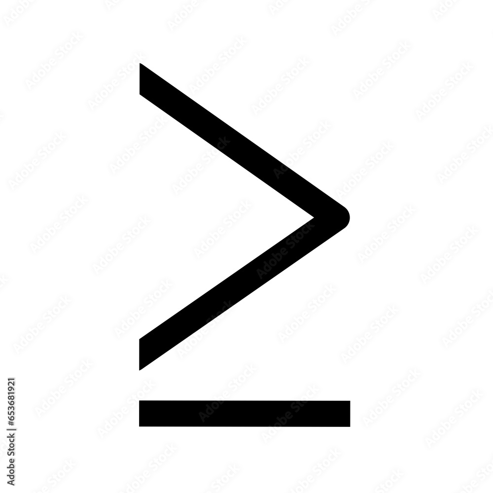 greater than symbol with simple design greater than symbol with simple design
