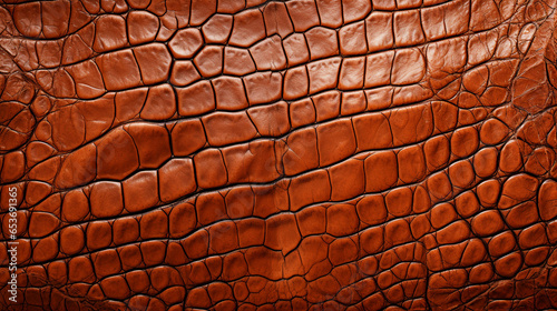Crocodile skin leather texture photo