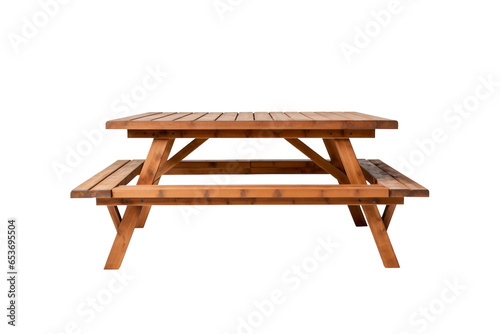 Table on Transparent Background, PNG, Generative Ai