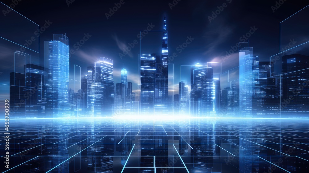 Background Of Futuristic Urban And Business architecture Background Of Futuristic Urban And Business architecture
