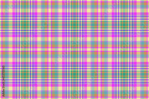 Vector plaid pattern of texture tartan background with a textile fabric seamless check.