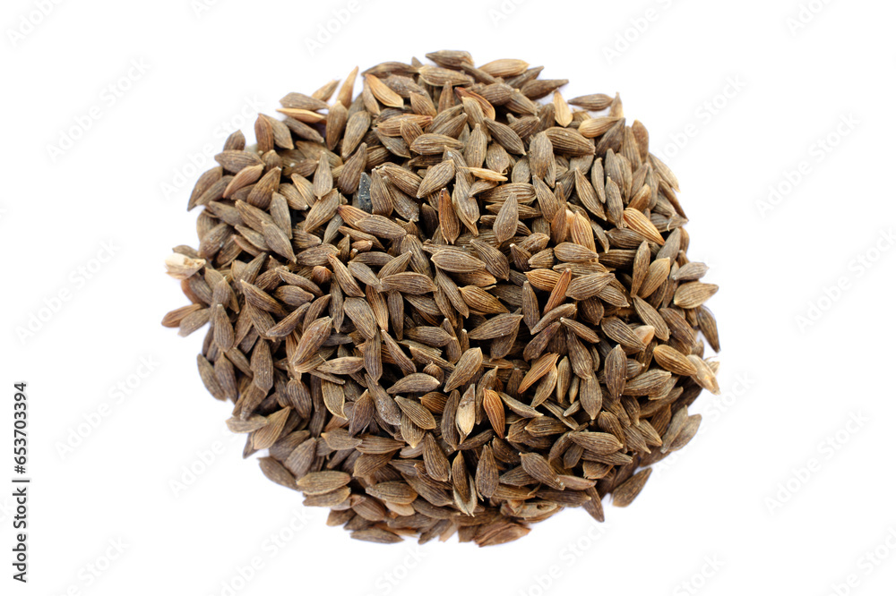 Pile of lettuce seeds isolated on white background, top view. Lettuce seeds isolated on white background, top view. Heap of Lactuca sativa seeds isolated on white background, top view. Pile of lettuce seeds isolated on white background, top view. Lettuce seeds isolated on white background, top view. Heap of Lactuca sativa seeds isolated on white background, top view.