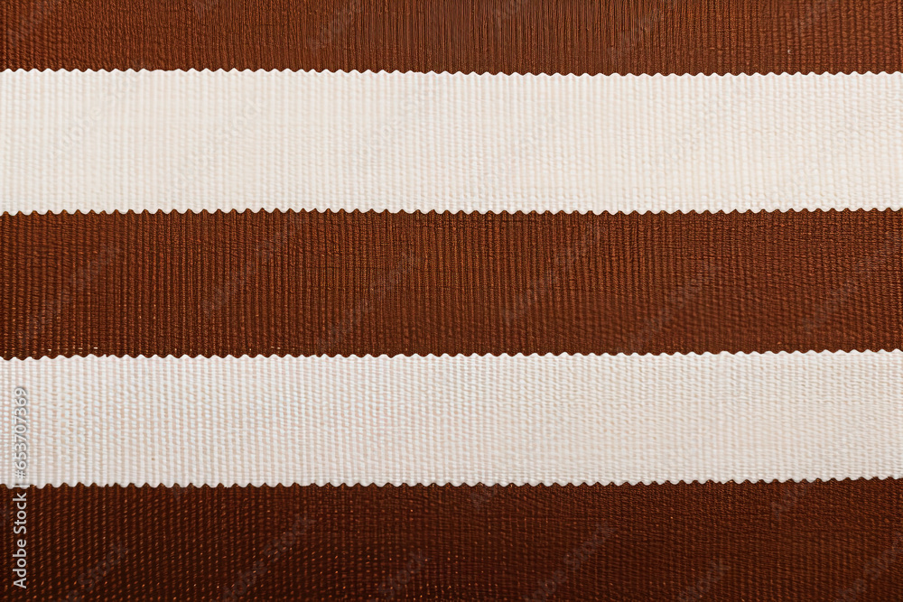 Fototapeta premium brown and white striped fabric texture background
