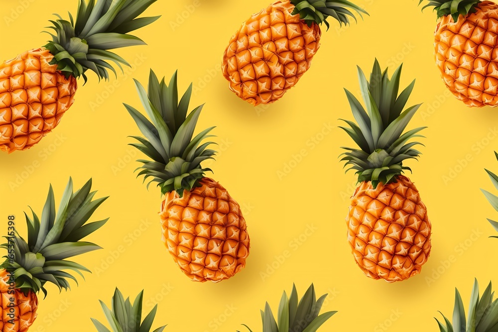 pineapple pattern banner wallpaper, simple background pineapple pattern banner wallpaper, simple background