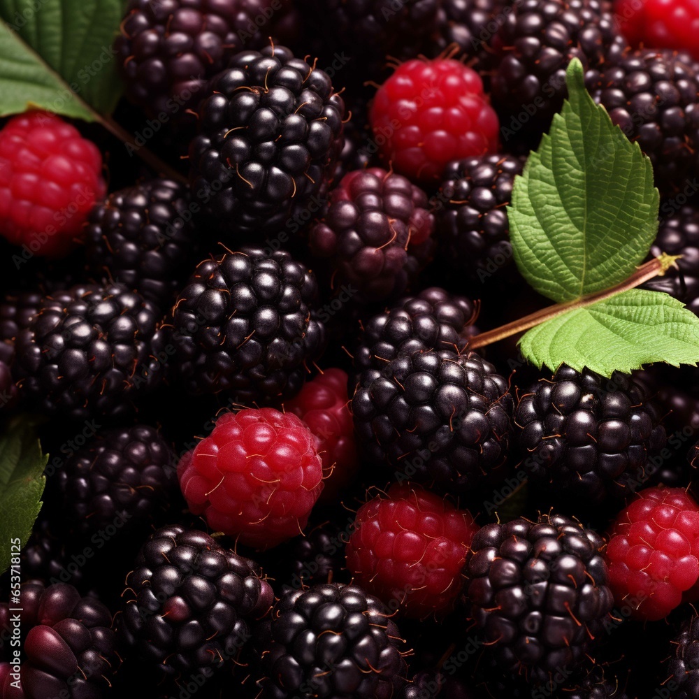 Blackberries background Blackberries background