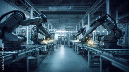 Unleashing the Potential of Robotics: Integrating AI into Manufacturing - Created by AI