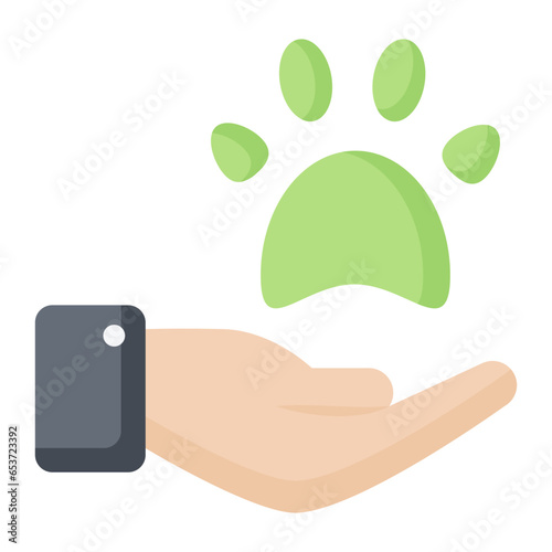 Animal Adopt Flat Icon