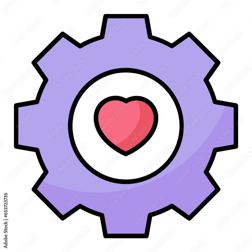 Donation Management Line Color Icon Donation Management Line Color Icon