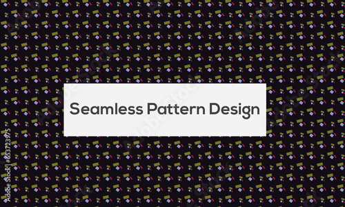 unique seamless pattern, textile print, and packaging