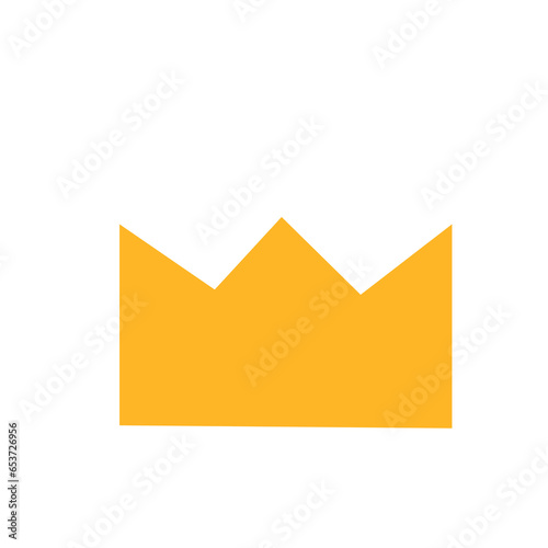 Free Download Crown Silhouette Childish Application Handmade Cut Out Element Decoration PNG Icon - GFXLoad