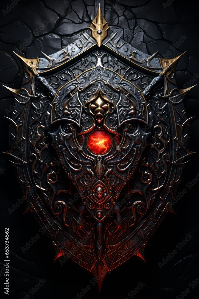 Fototapeta premium dark magic shield