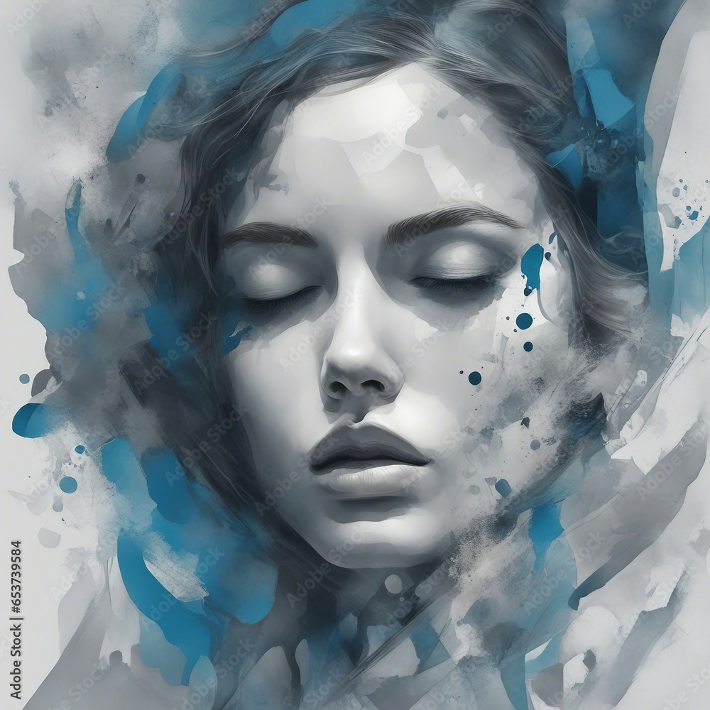 beautiful illustrative woman art beautiful illustrative woman art