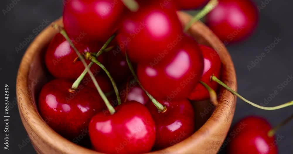 delicious sweet cherries on a slate board, delicious picked and pure cherry berries with pits delicious sweet cherries on a slate board, delicious picked and pure cherry berries with pits