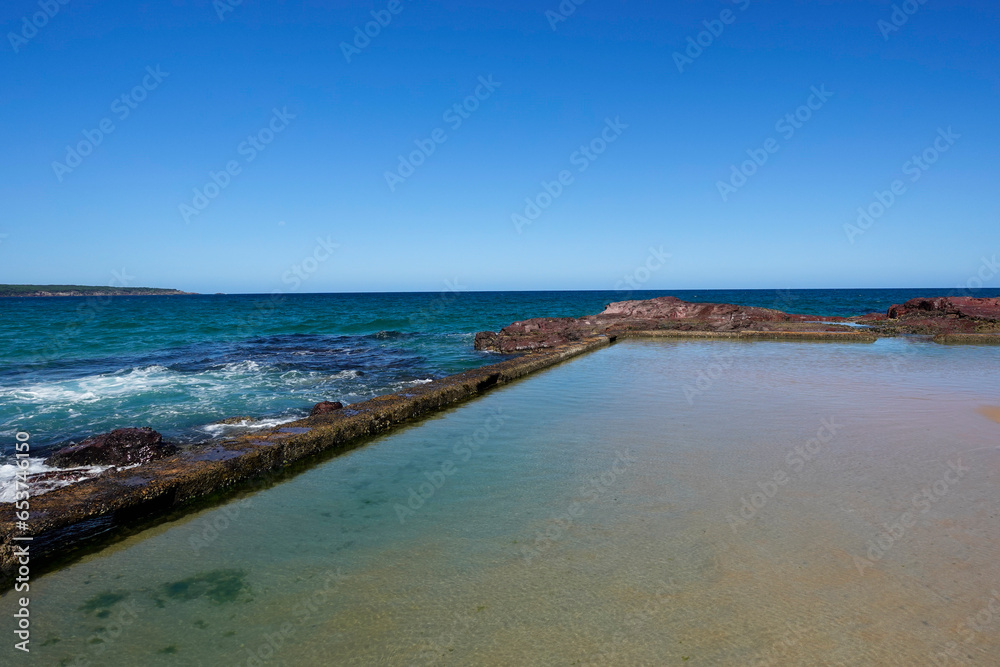 Eden's ocean pool, Australia