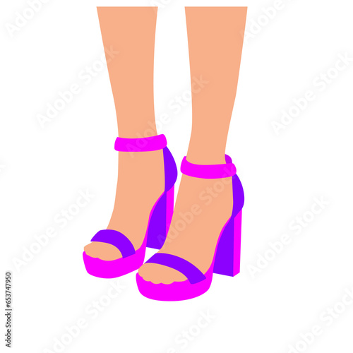 Shoe Woman Fashion Girl Legs PNG Symbol Silhouette Icon