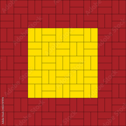 柔道場の畳のレイアウト