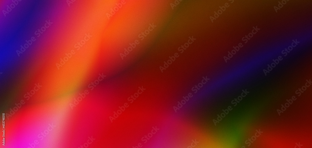 Dark glowing grainy color gradient background, gold orange blue black ...