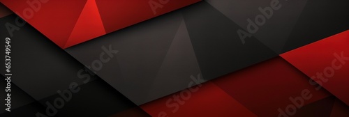 Red and Black Grainy, shaded abstract modern background texture with geometric shapes, triangles, and a web banner vibe. The interplay of light and shadow enhances the intricate details